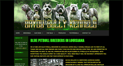 Desktop Screenshot of bayoubullykennels.com